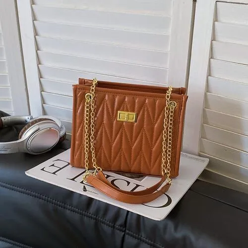 Pierce PU Leather Crossbody Bag