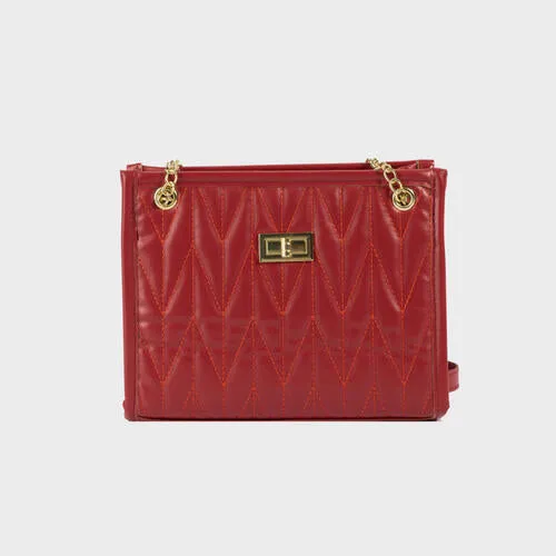 Pierce PU Leather Crossbody Bag