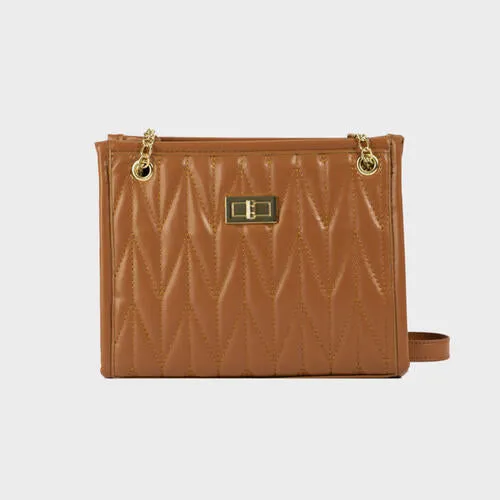 Pierce PU Leather Crossbody Bag