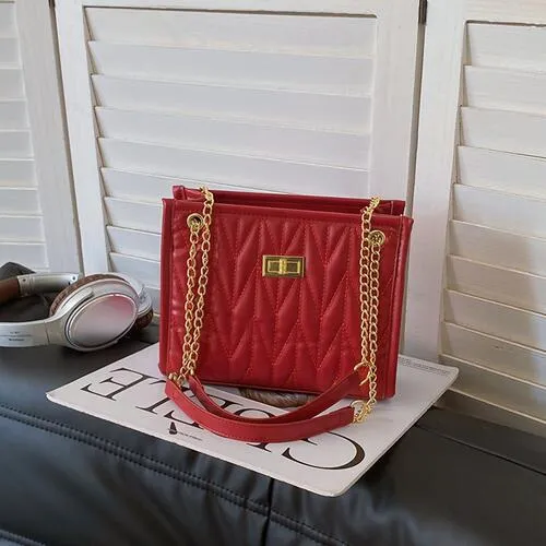 Pierce PU Leather Crossbody Bag