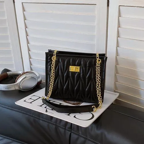 Pierce PU Leather Crossbody Bag