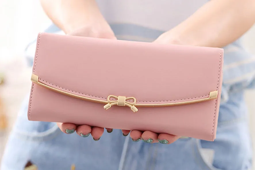 PINK BOW WALLET