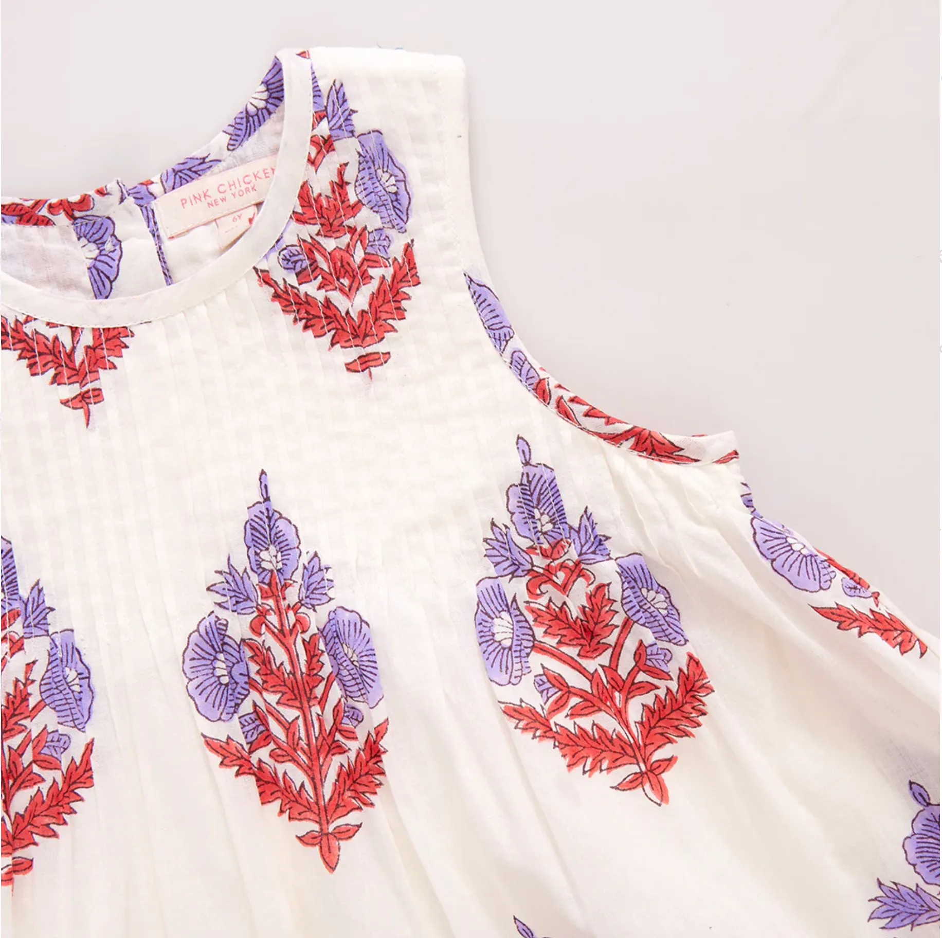 Pink Chicken Lavender Bellflower Dress