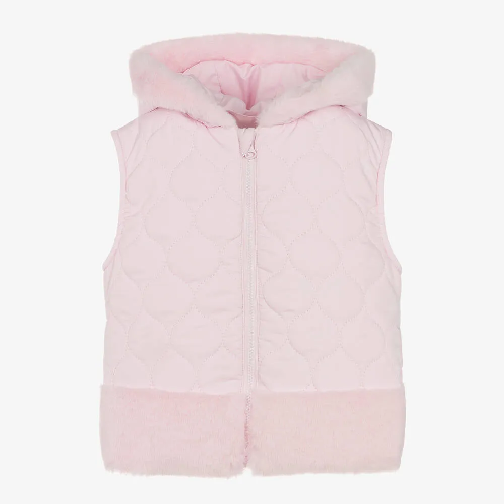 Pink Hooded Vest
