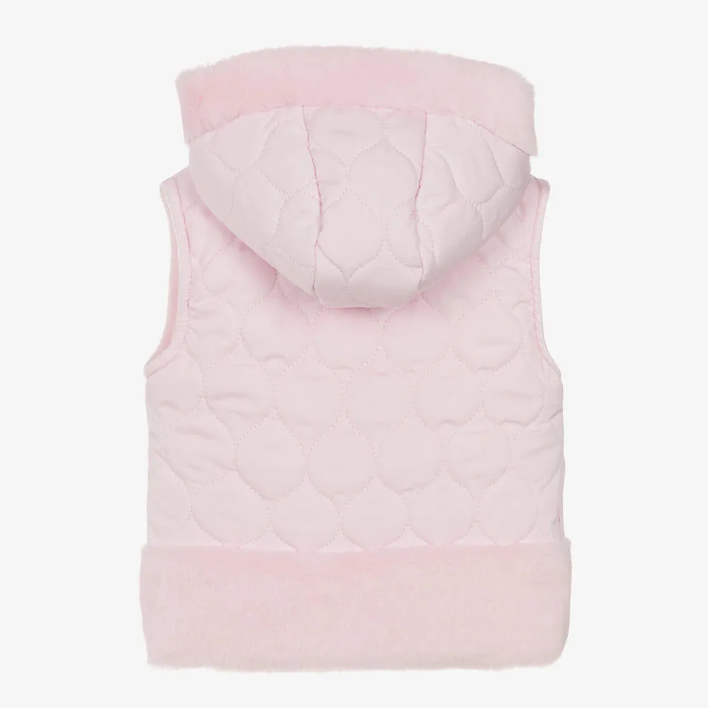 Pink Hooded Vest
