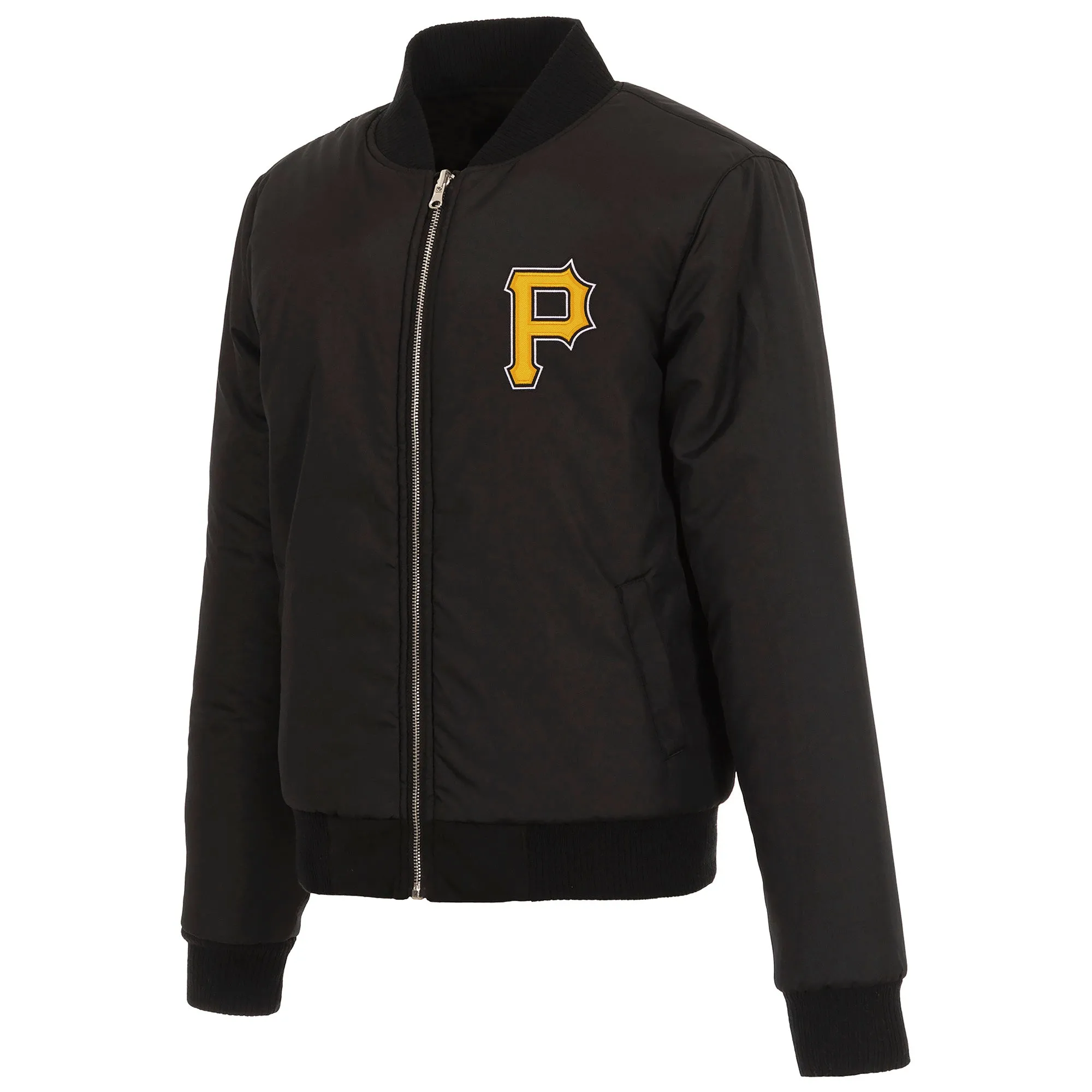 Pittsburgh Pirates Ladies Reversible Fleece Jacket