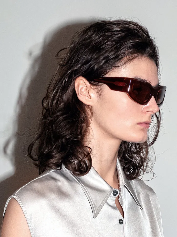Port Tanger Andalucia Sunglasses, Terra Cotta/Tobacco