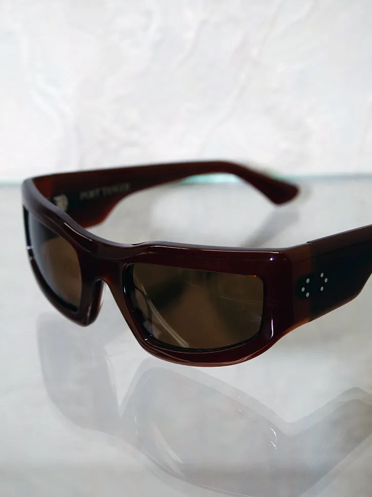 Port Tanger Andalucia Sunglasses, Terra Cotta/Tobacco