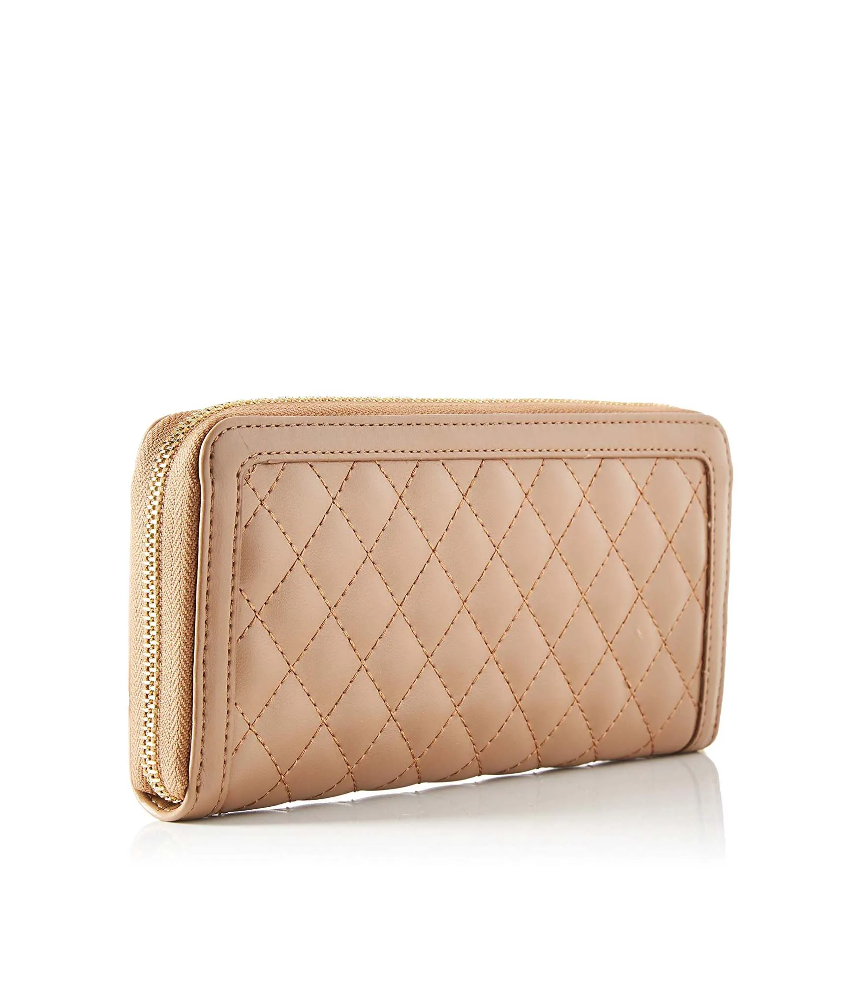Portaf. Quilted Nappa Pu - Cammello