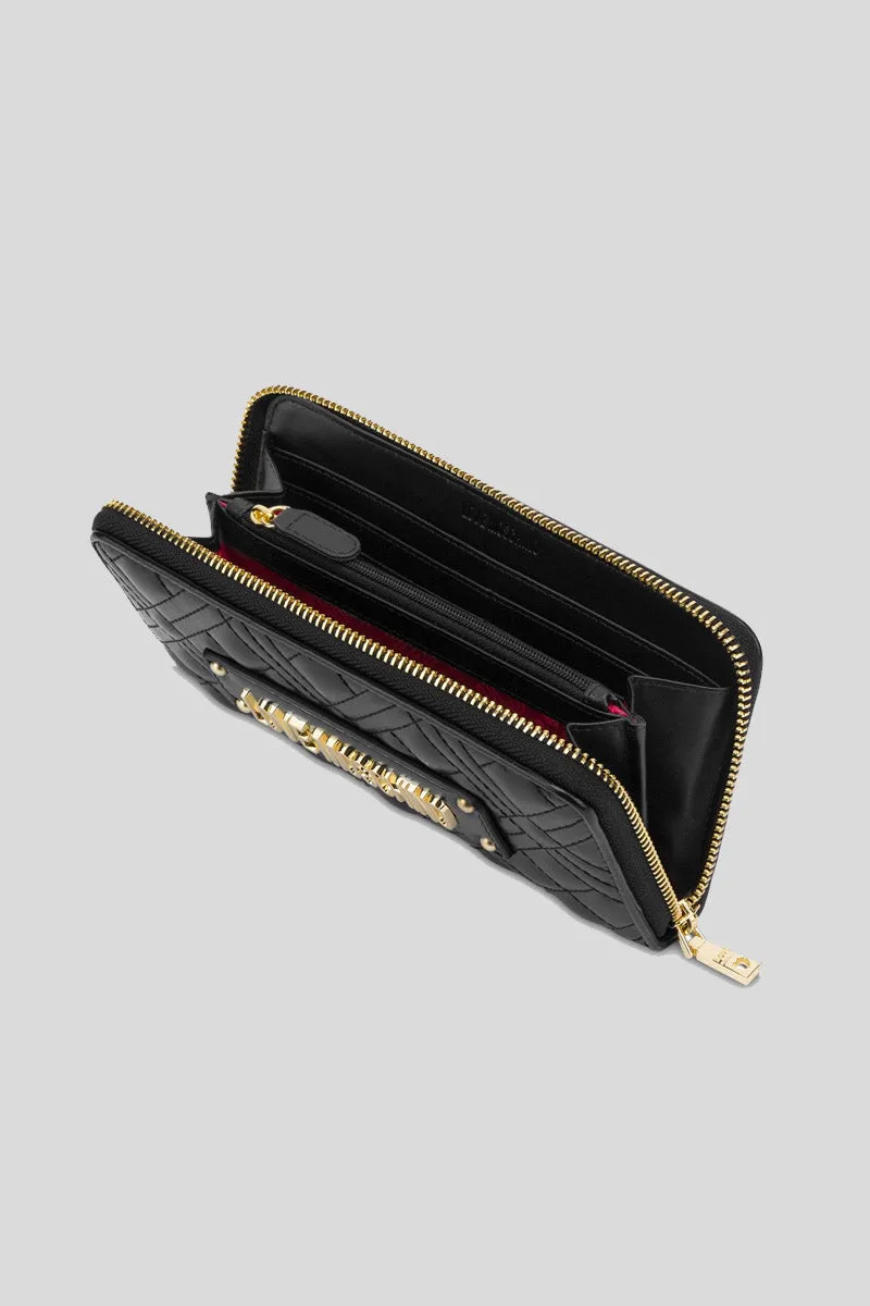 Portafogli Quilted Pu - Nero