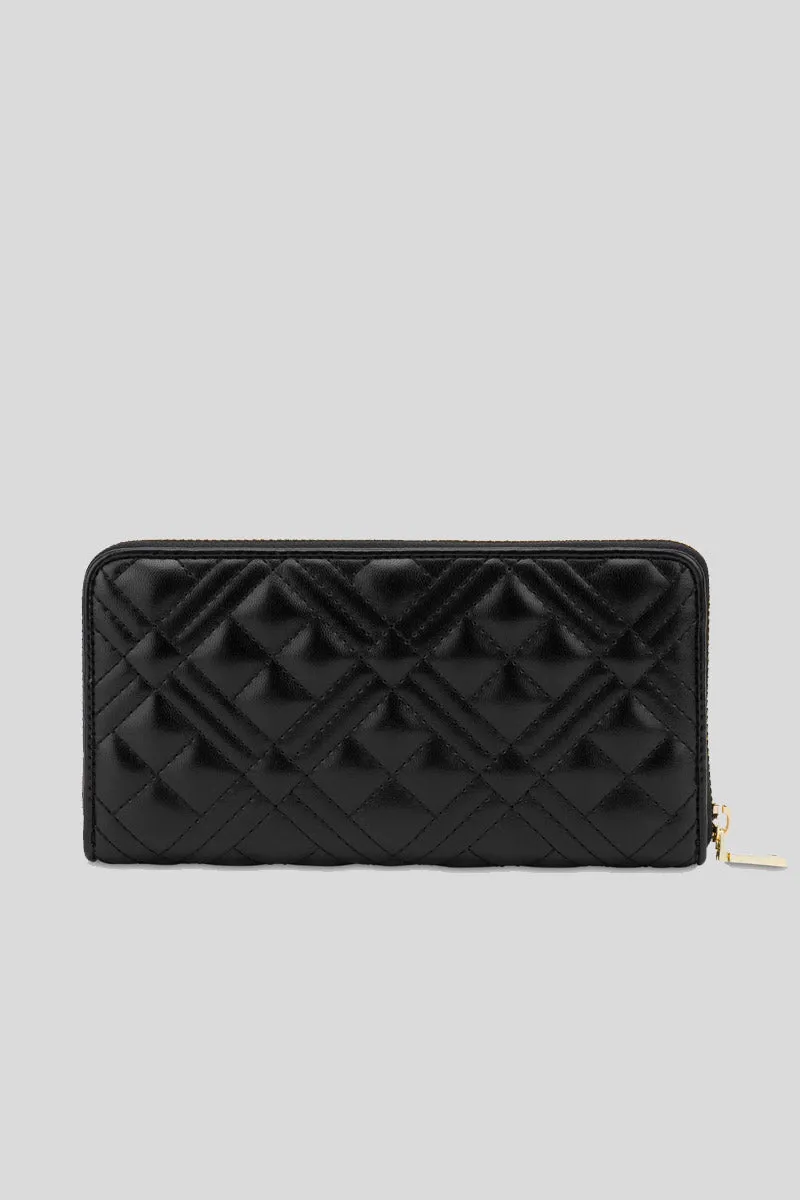 Portafogli Quilted Pu - Nero