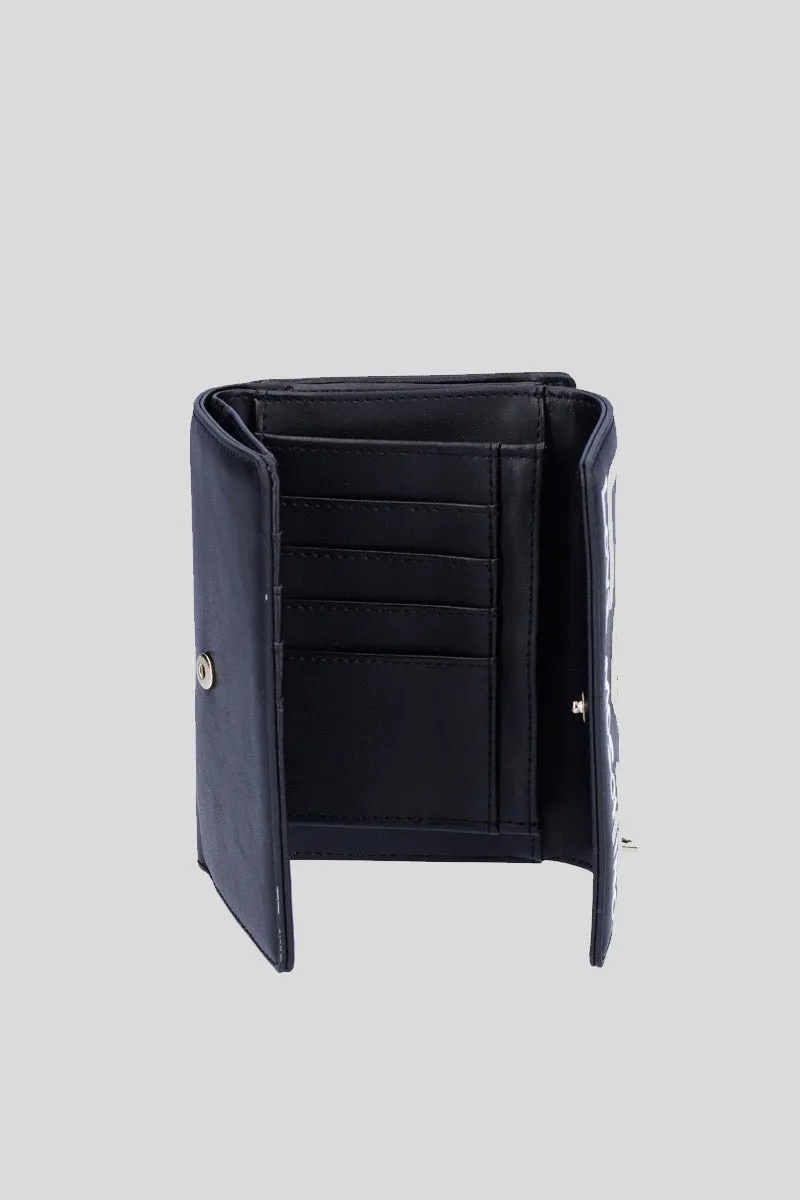 Portafoglio Pu Nero   Pu Bianco