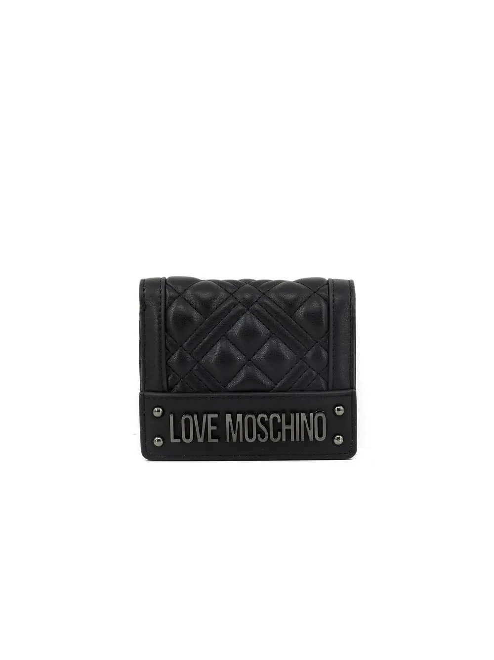 Portafoglio Quilted Pu - Nero Galvanica Canna Da Fucile