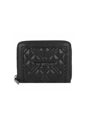 Portafoglio Quilted Pu - Nero/Galvanica Canna di Fucile
