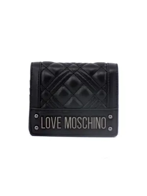 Portafoglio Quilted Pu - Nero/Galvanica Canna di Fucile