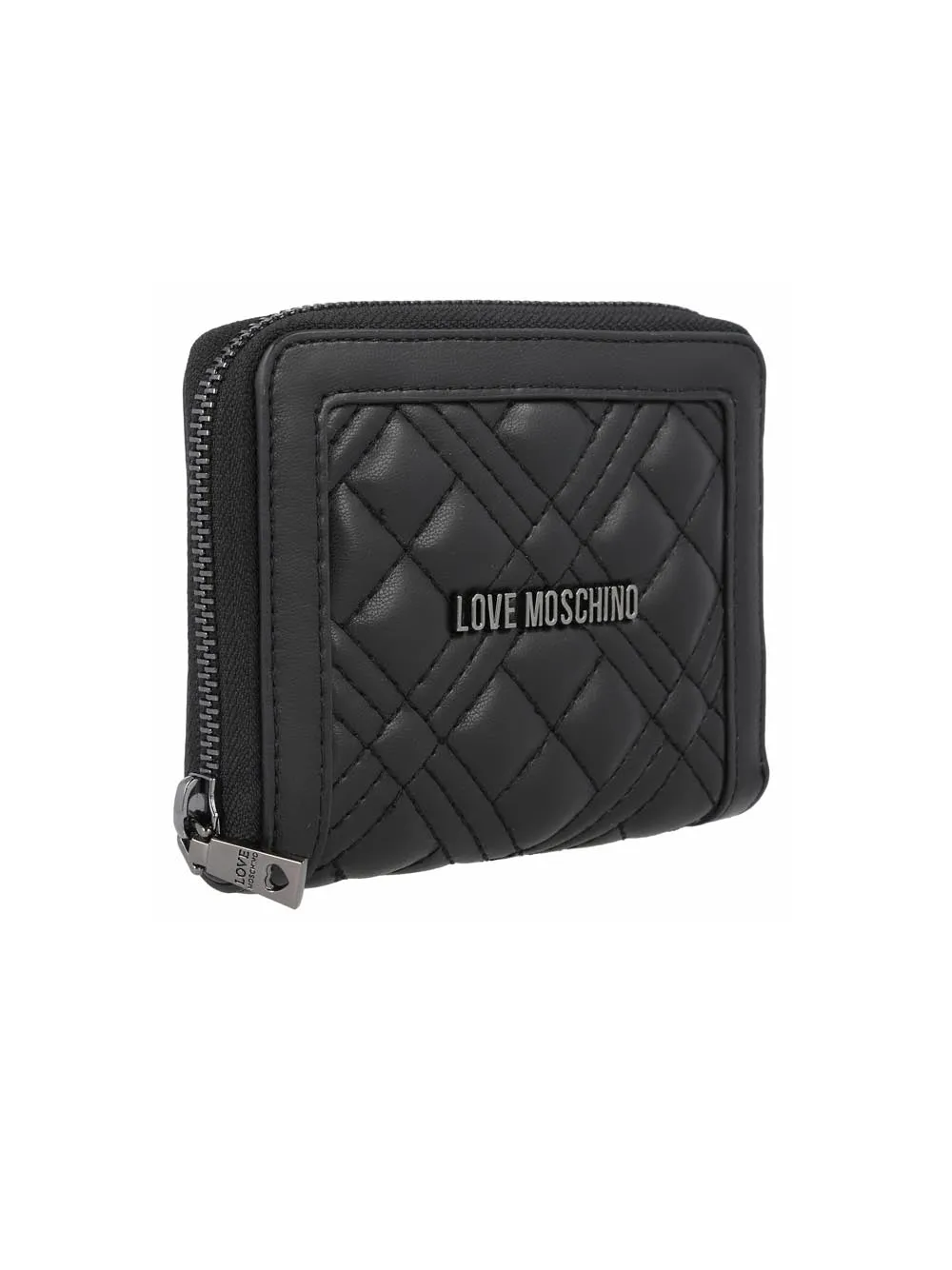 Portafoglio Quilted Pu - Nero/Galvanica Canna di Fucile