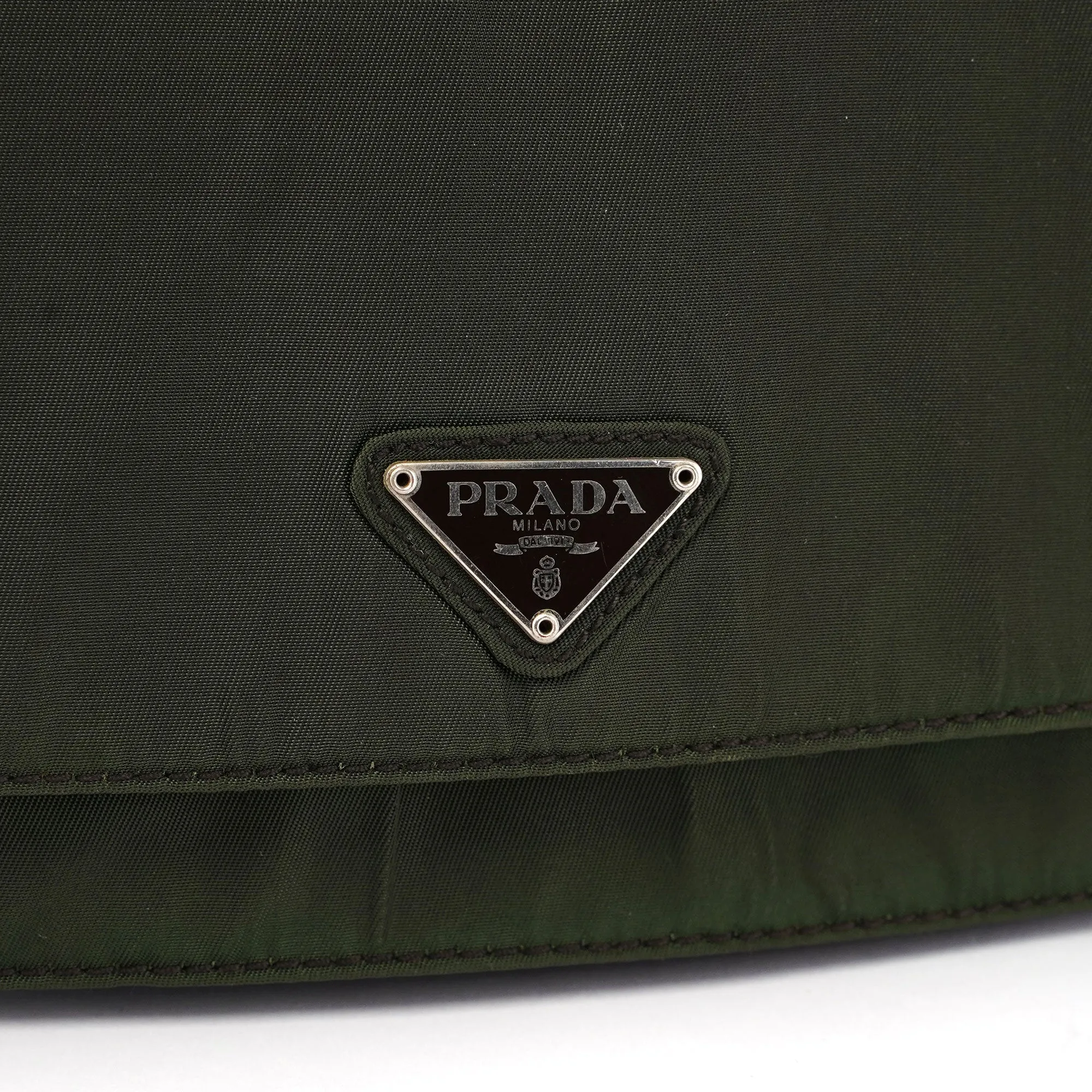 Prada Green Tessuto Shoulder Bag
