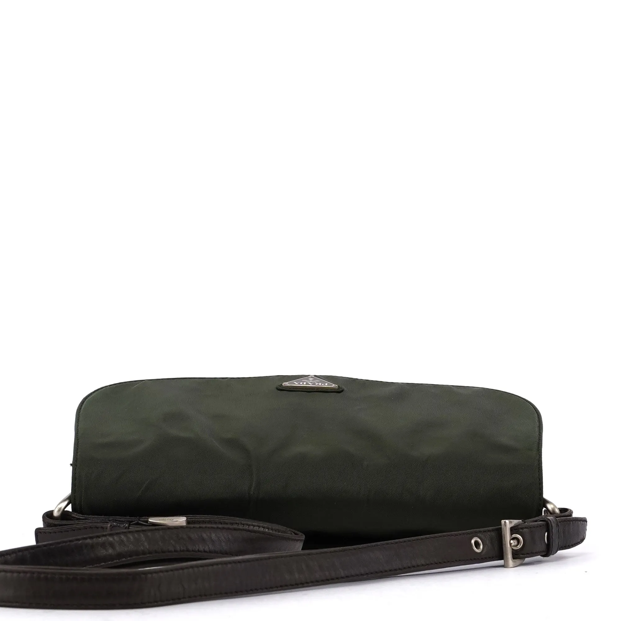 Prada Green Tessuto Shoulder Bag