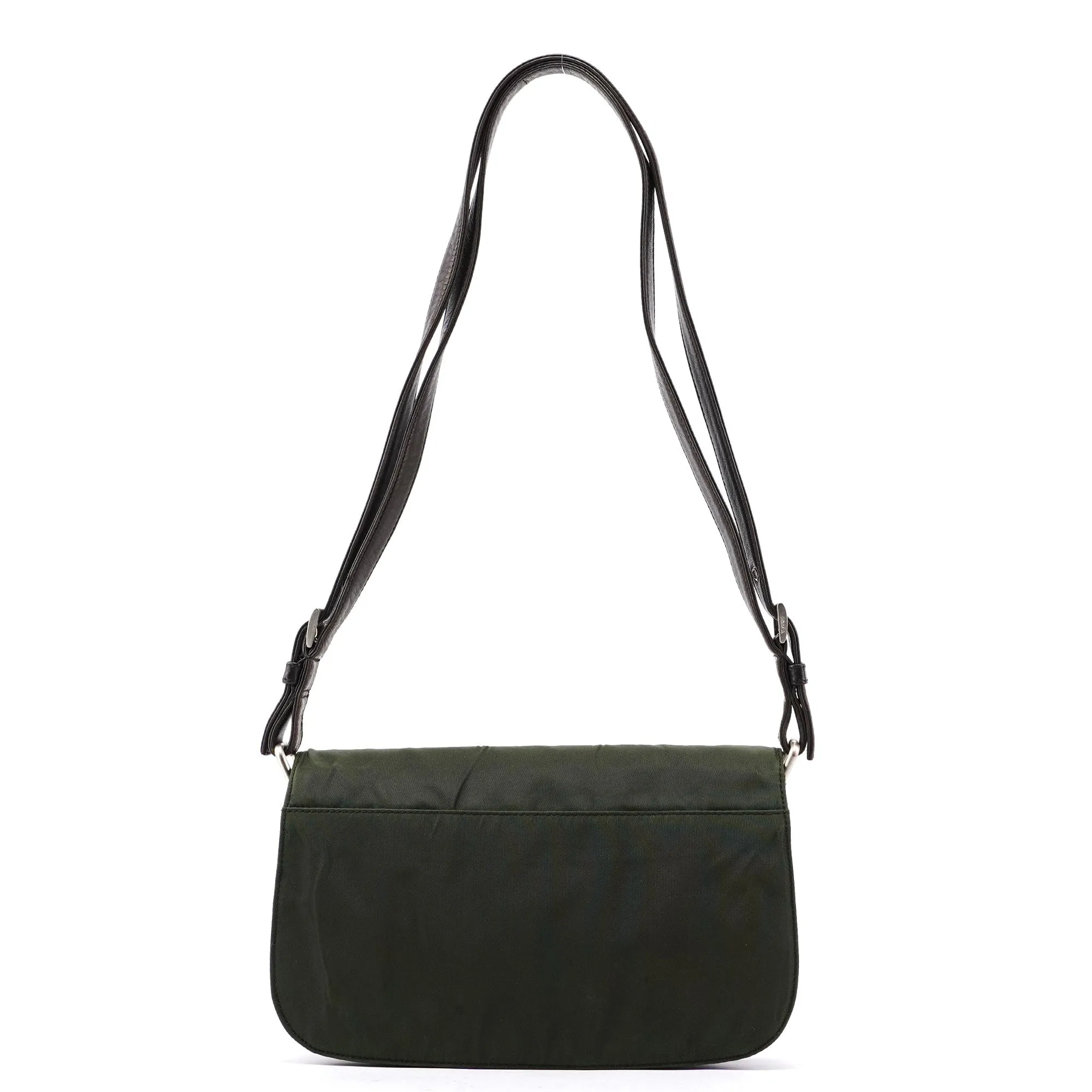 Prada Green Tessuto Shoulder Bag