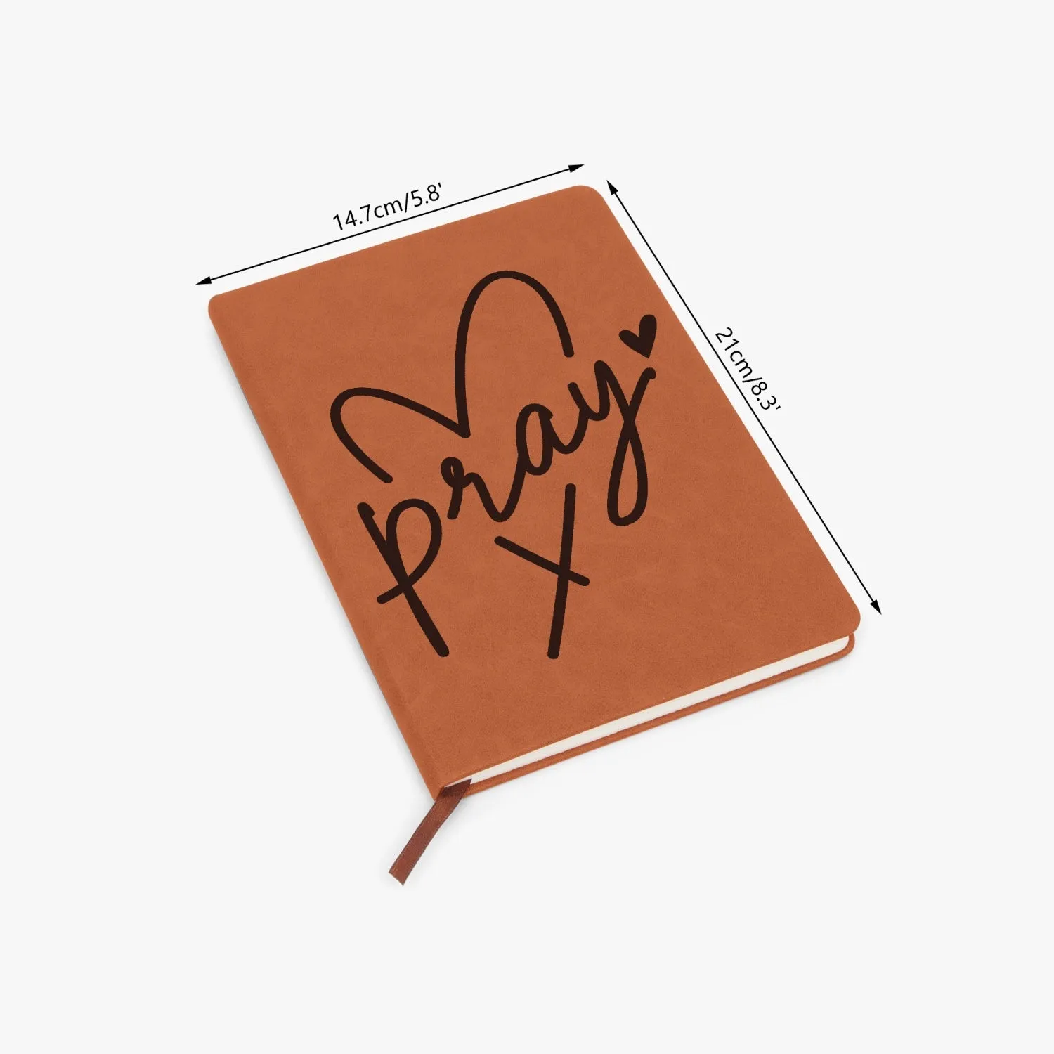 Pray. PU Leather Journal Notebook