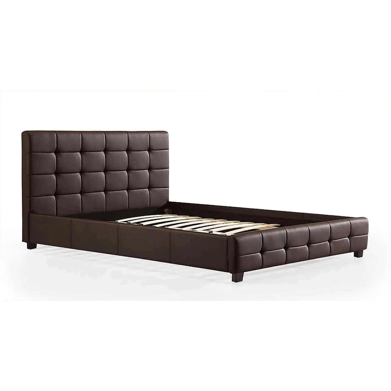 PU Leather Deluxe Bed Frame - 3 Colours