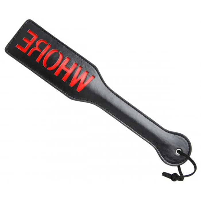 PU Leather Paddles 12" BLACK