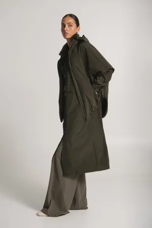 Quilted Zip Front Vest Collodi Olive