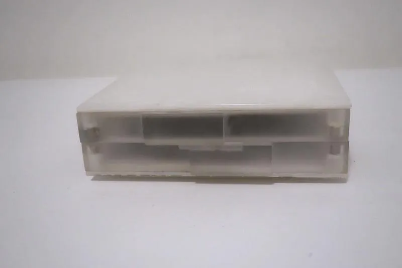 Rauwolf Emerald Cut Gemstone Clutch White Alabaster Evening Bag