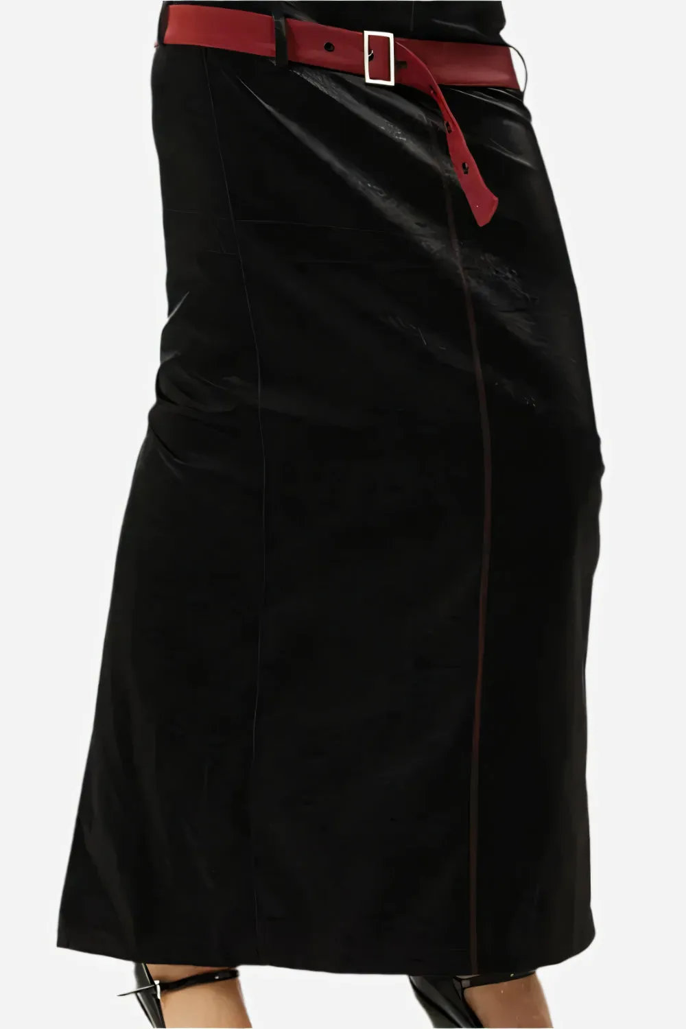 Rebel Racer Chic Pencil Skirt