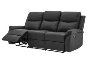 Reclining Black Sofa