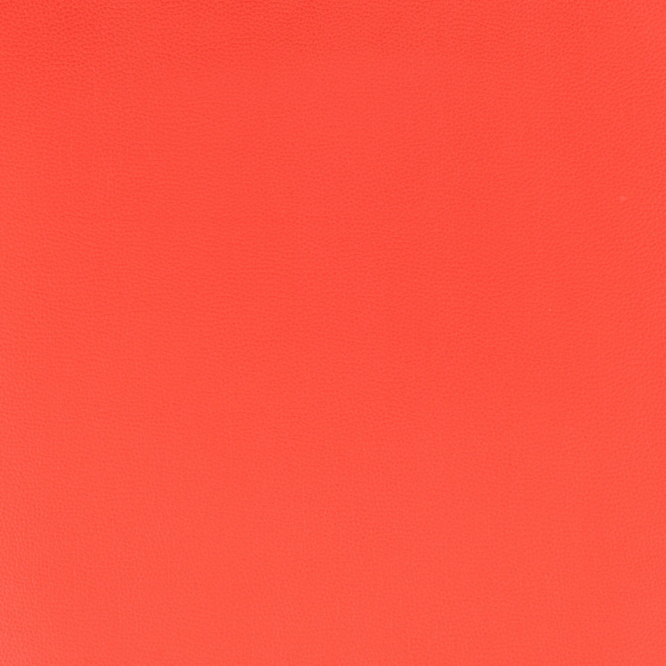 Red Faux Leather Cushion Chair Pad