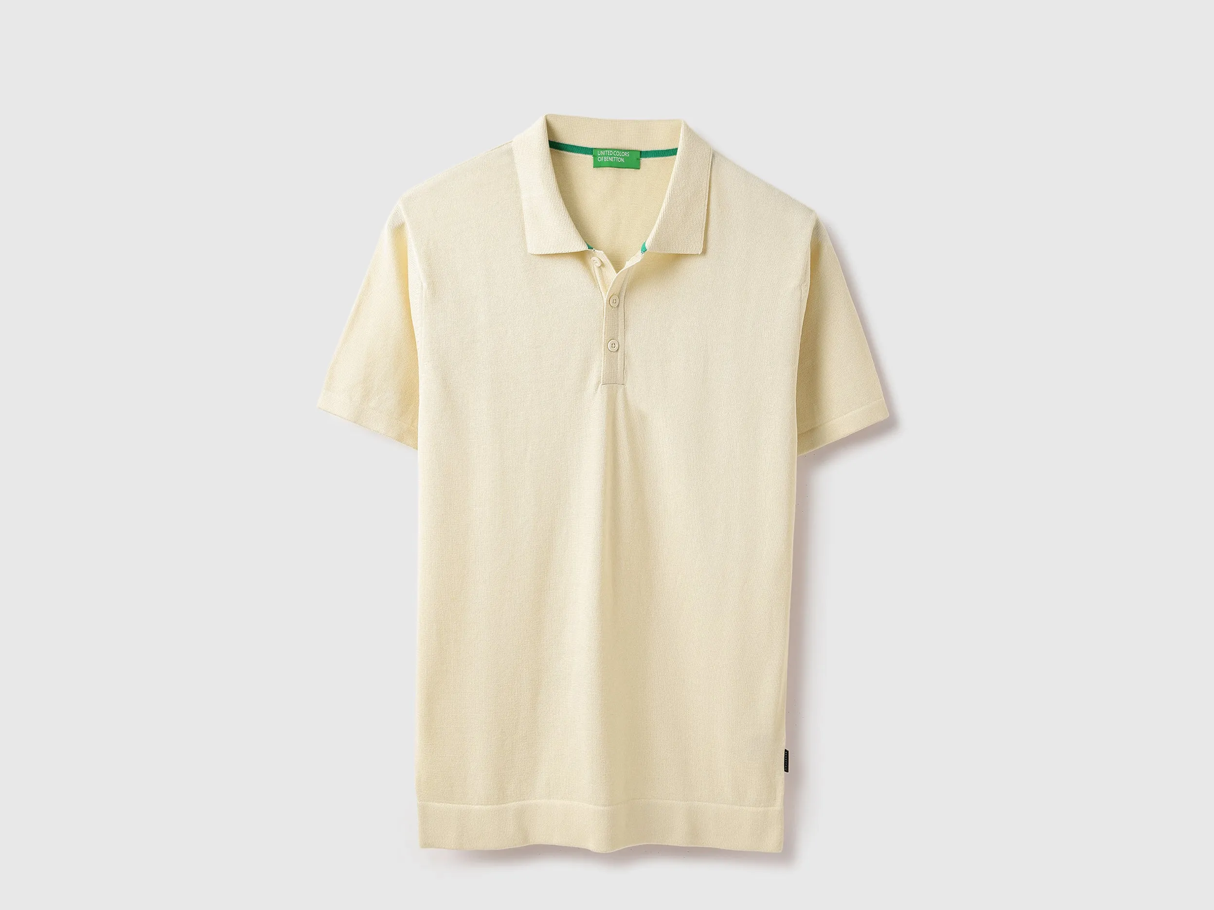 Regular Fit Polo Neck Solid T-shirt