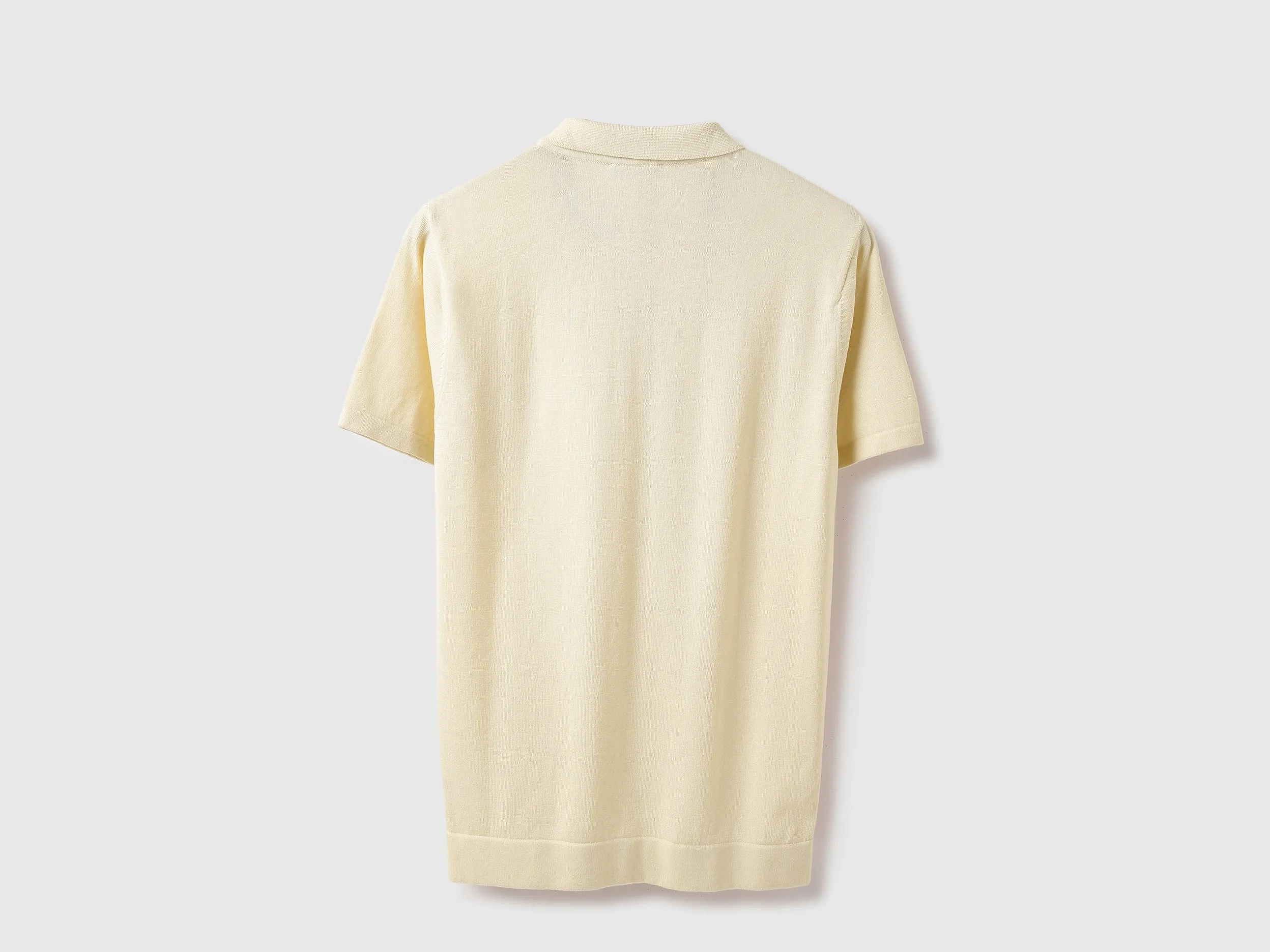 Regular Fit Polo Neck Solid T-shirt