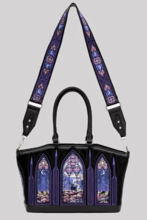 Restyle Northern Lights Shopper Bag Gothic Stained Glass