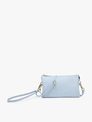 Riley Crossbody Wristlet Baby Blue