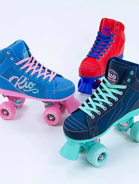 Rio Roller Lumina Roller Skates Blue Pink