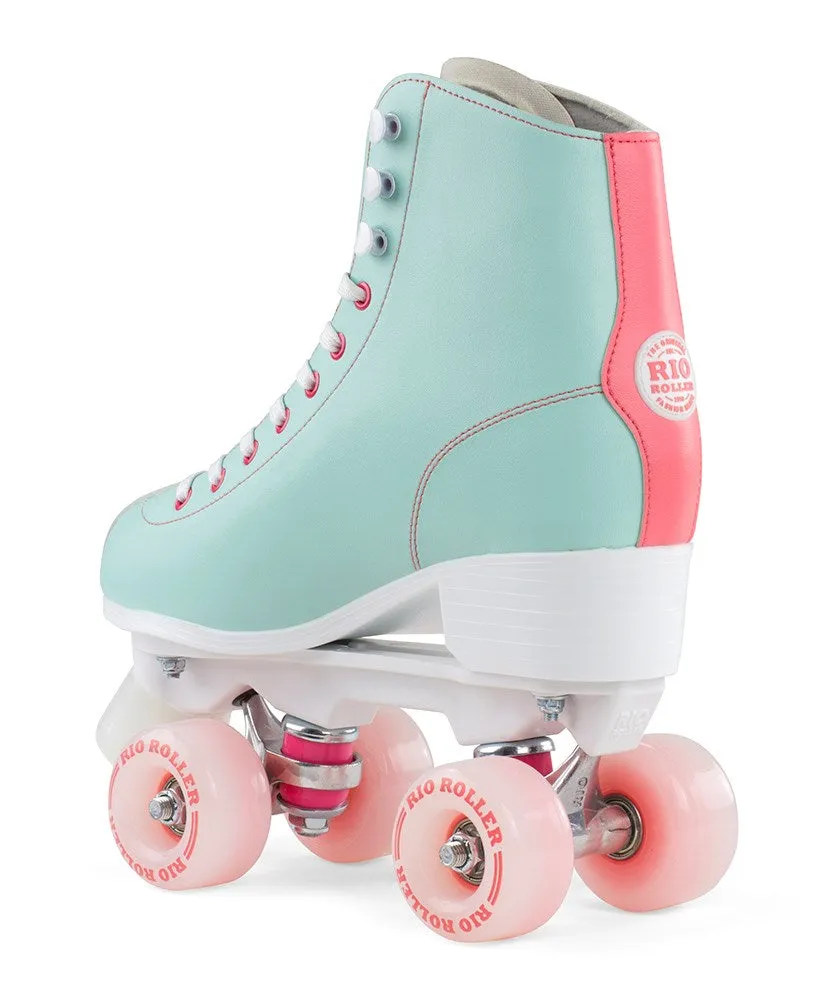 Rio Roller Script Roller Skates - Teal