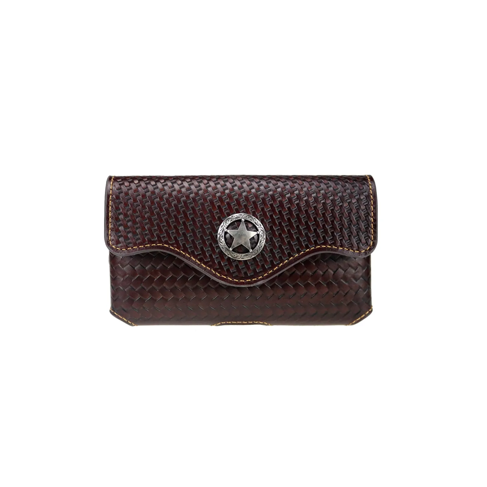 RLP-C002 Montana West Genuine Leather Belt Loop Holster Cell Phone Case