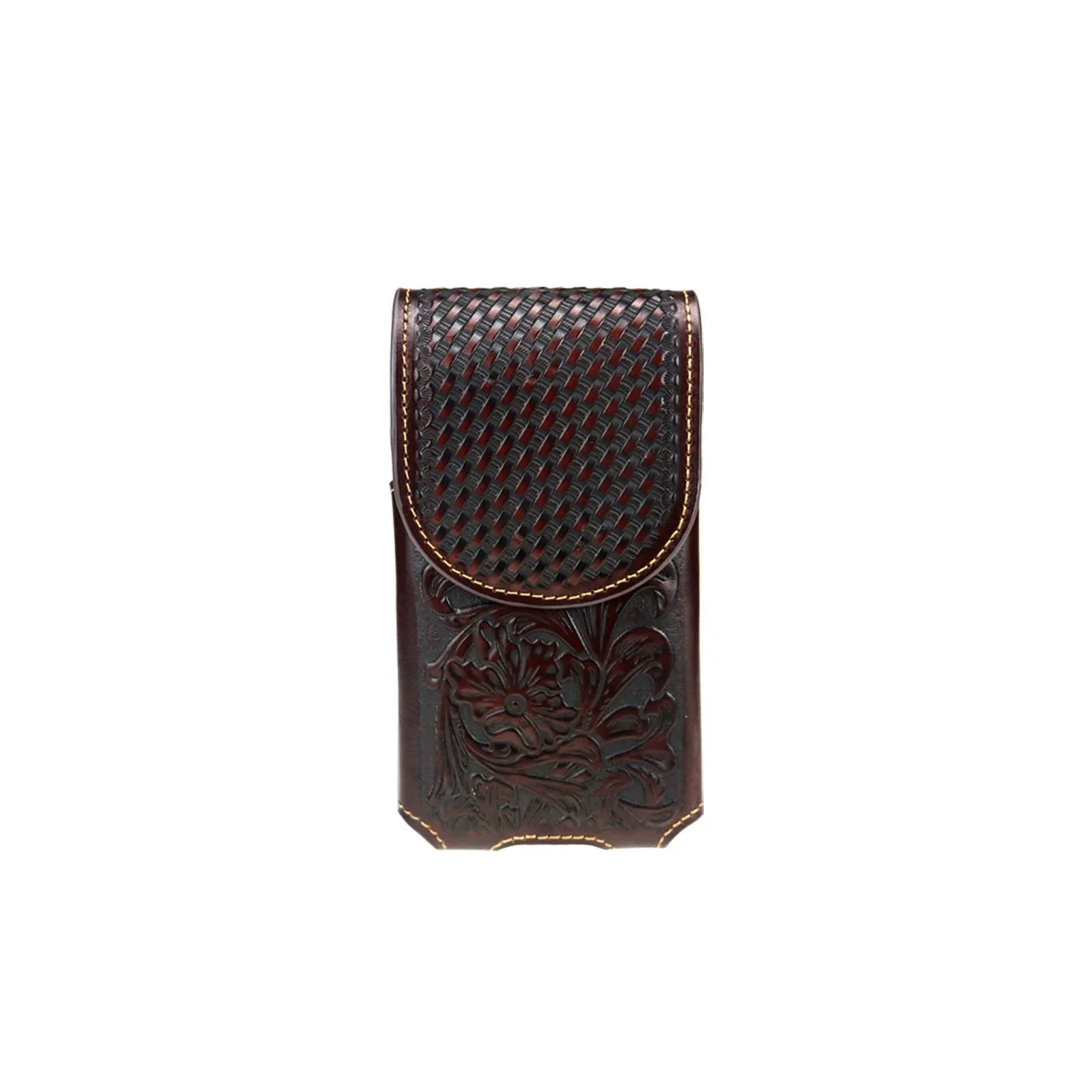 RLP-C003 Montana West Genuine Leather Belt Loop Holster Cell Phone Case