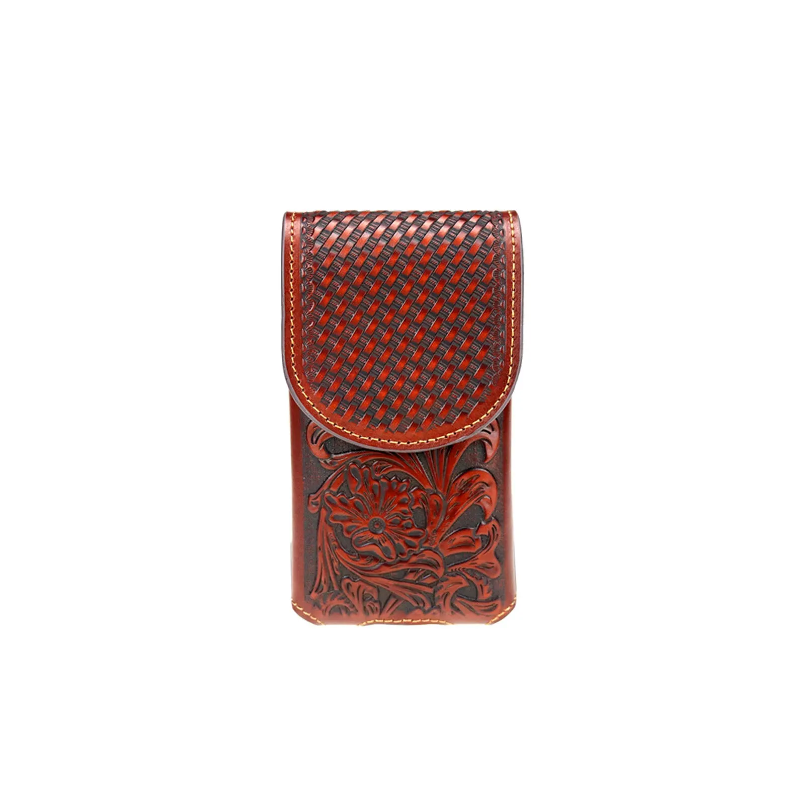 RLP-C003 Montana West Genuine Leather Belt Loop Holster Cell Phone Case