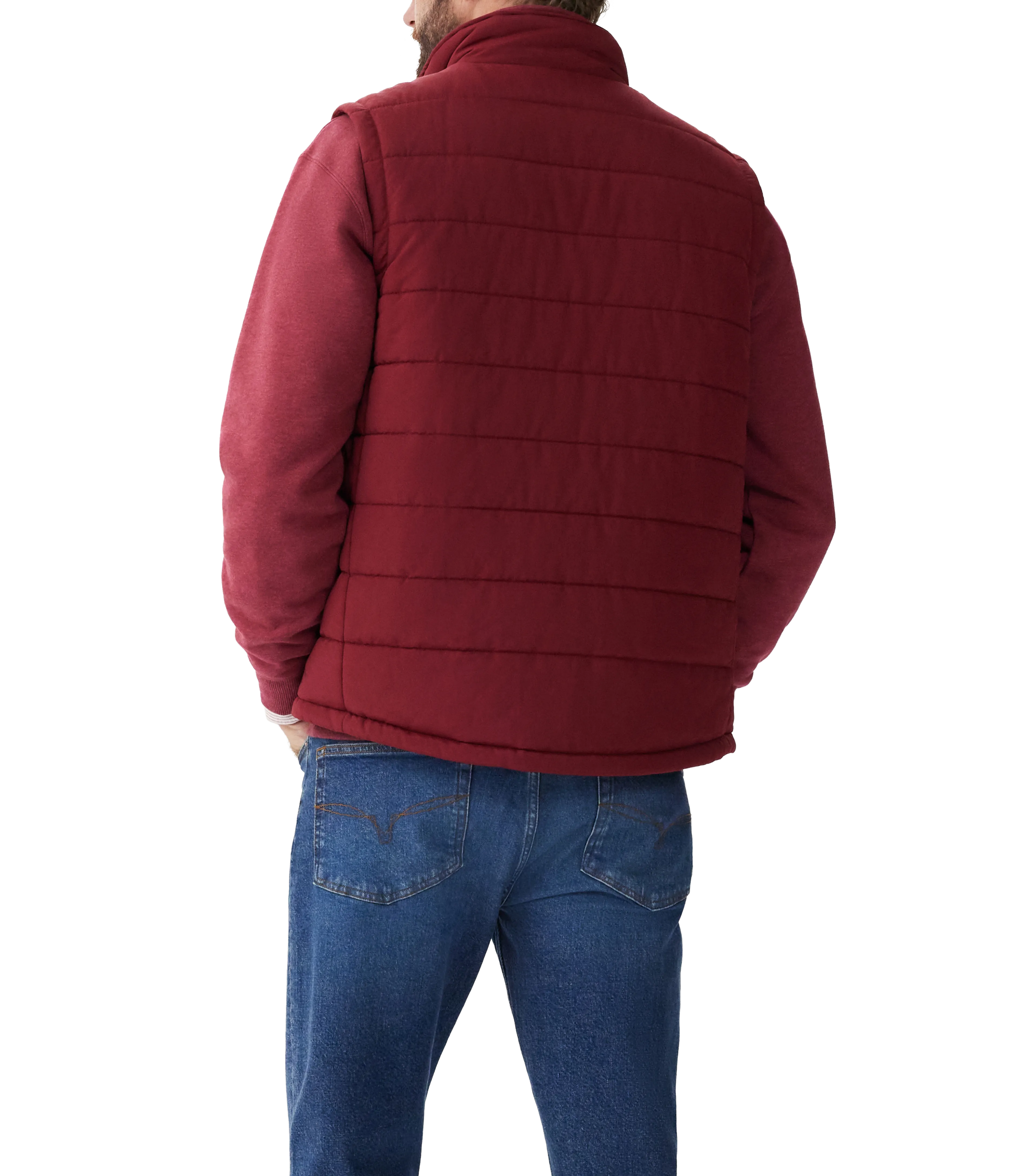 R.M. Williams Patterson Creek Vest - Burgundy