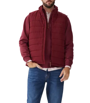 R.M. Williams Patterson Creek Vest - Burgundy
