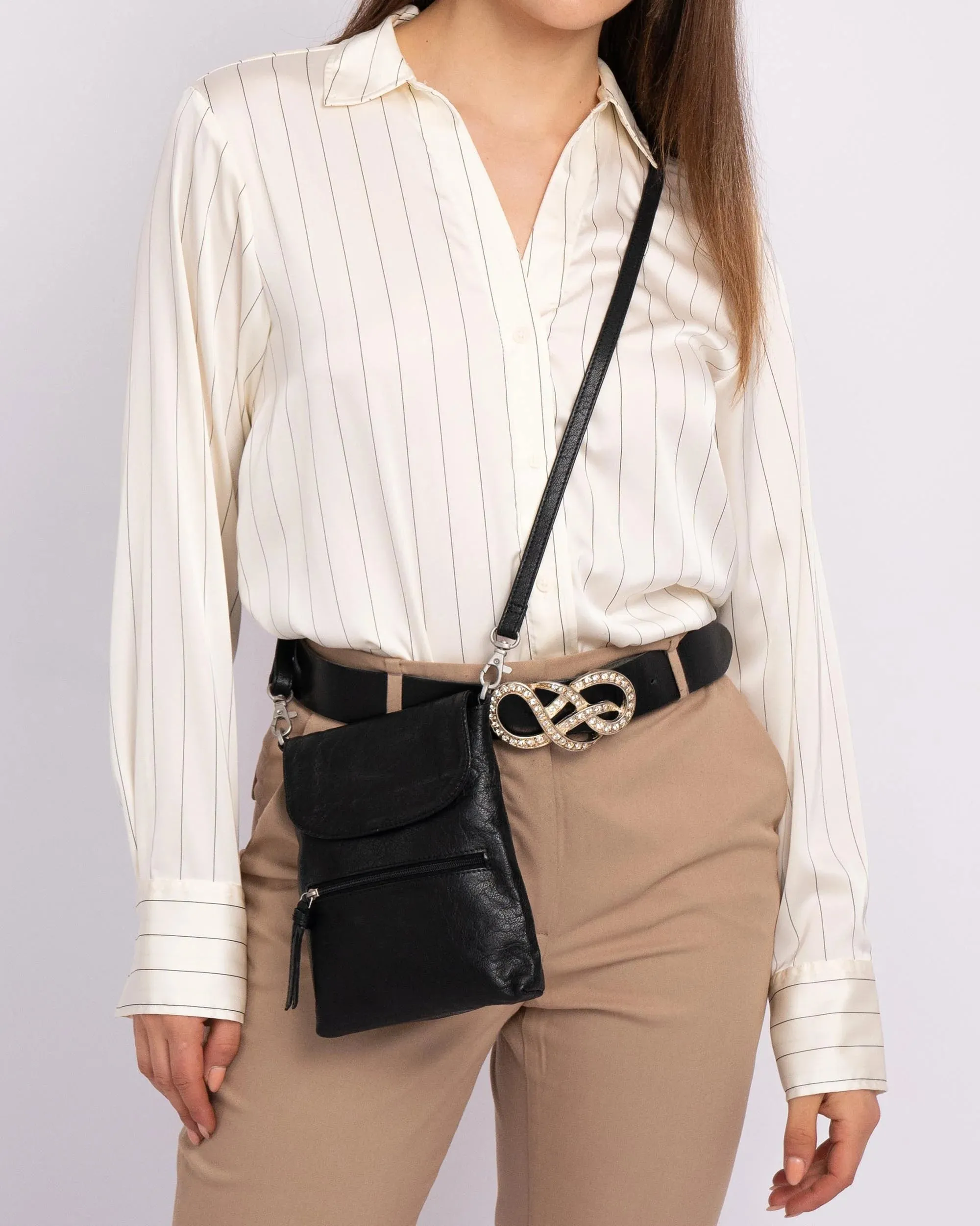 Roza | Leather Envelope Crossbody Bag
