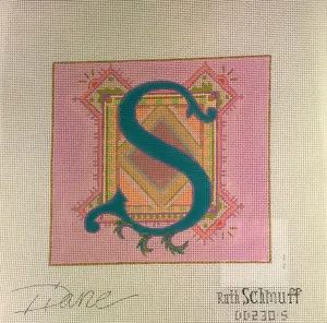 Ruth Schmuff Design 9230S Alphabet S