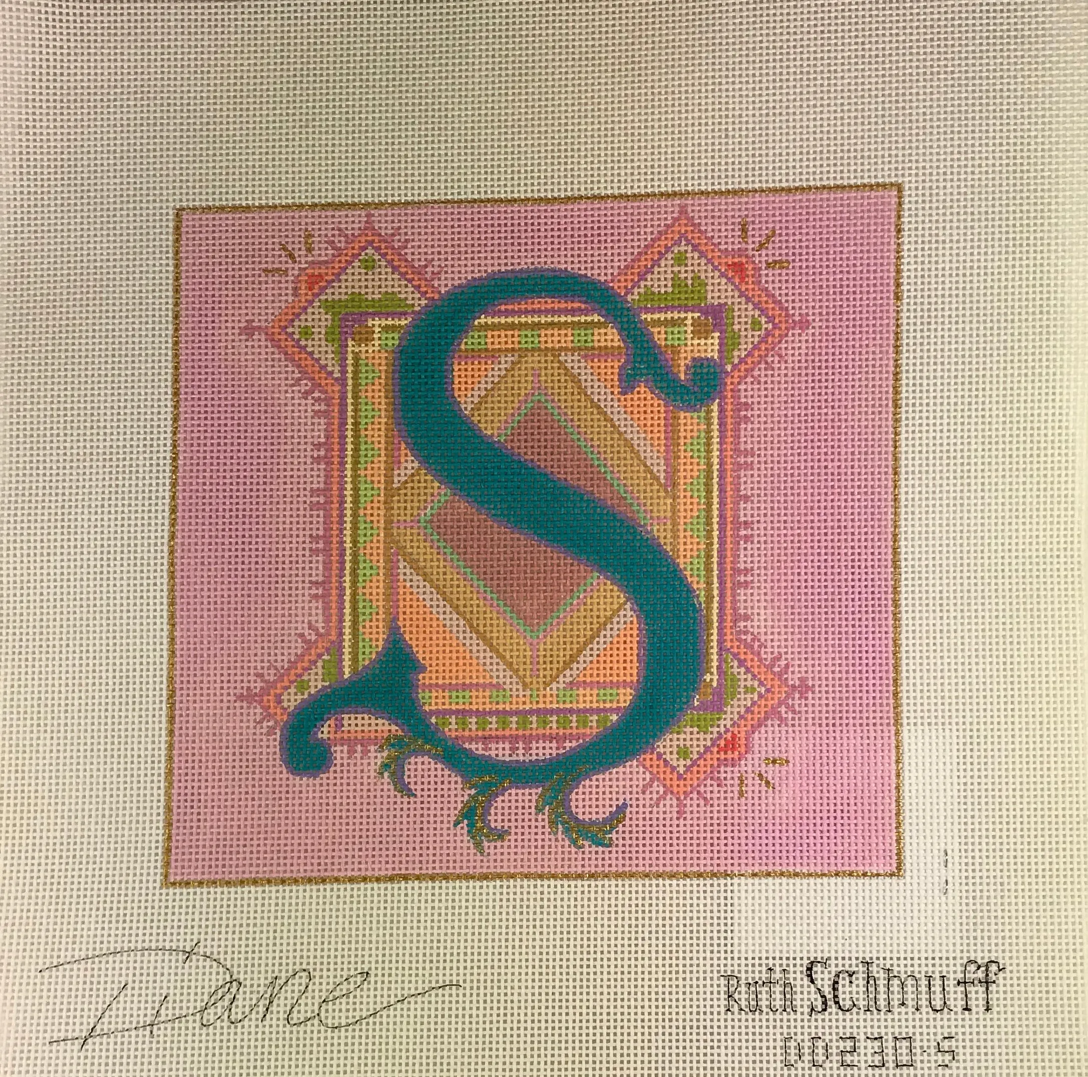 Ruth Schmuff Design 9230S Alphabet S