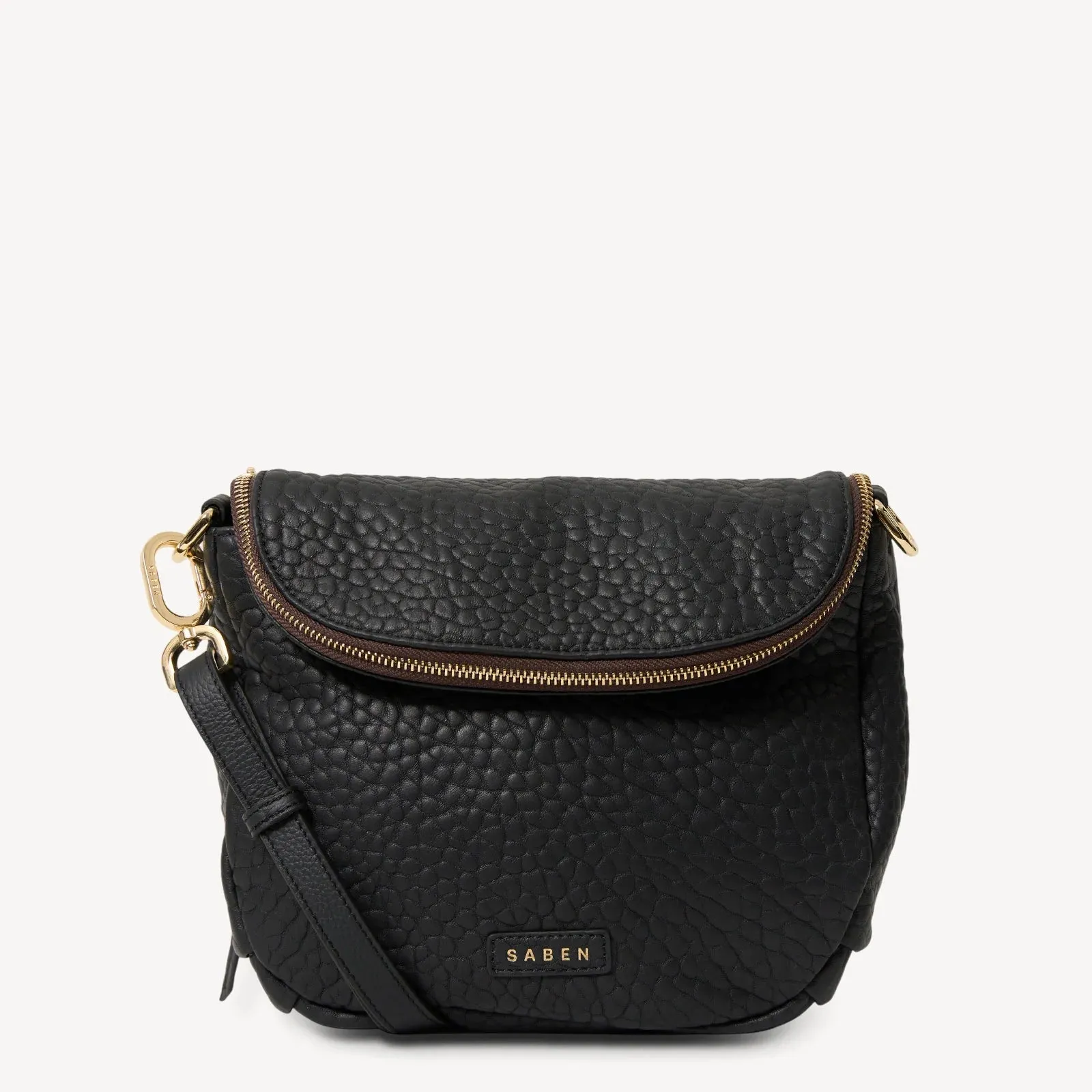 Saben Fifi Crossbody Bag Black Bubble