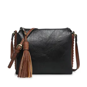 Sabrina Two Tone Crossbody Black