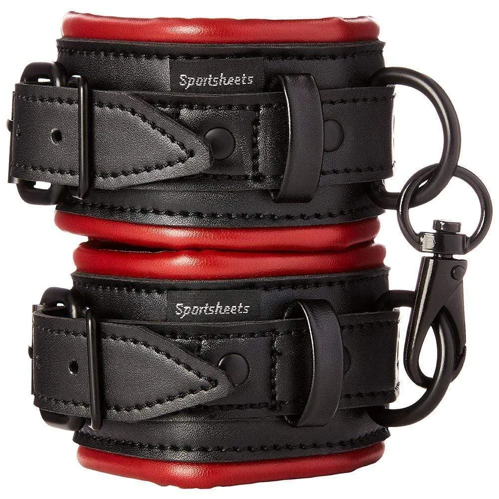 Saffron Vegan Leather Adjustable Wrist Restraints