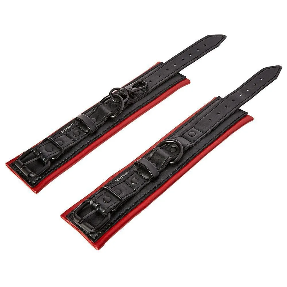 Saffron Vegan Leather Adjustable Wrist Restraints