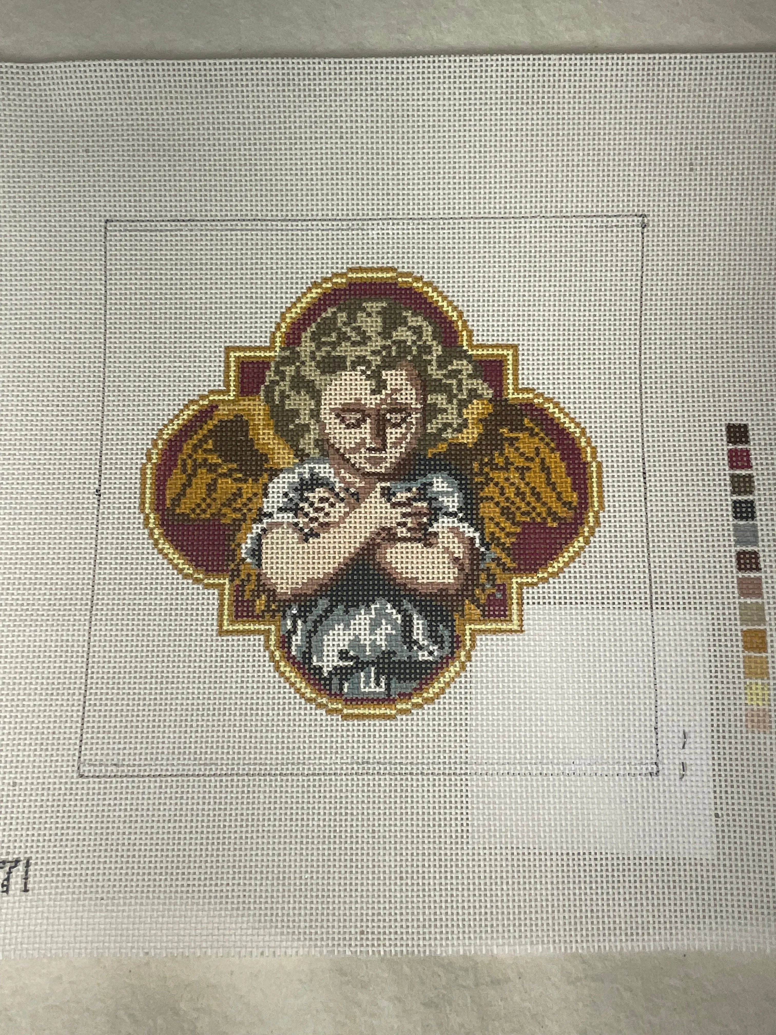 *SALE - Barbara Russell BR371 Angel Ornament